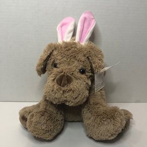 Russell Stover Coco the Pup in Bunny Ears Plush Stuffed Dog